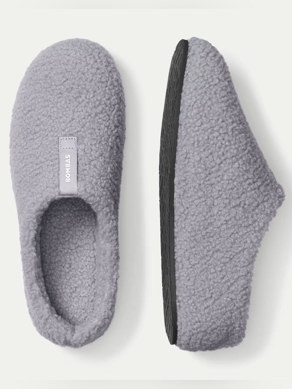 Women’s Sunday Slipper – Nimbus Grey Sherpa – Memory Foam – Size 9 - Picture 2 of 6